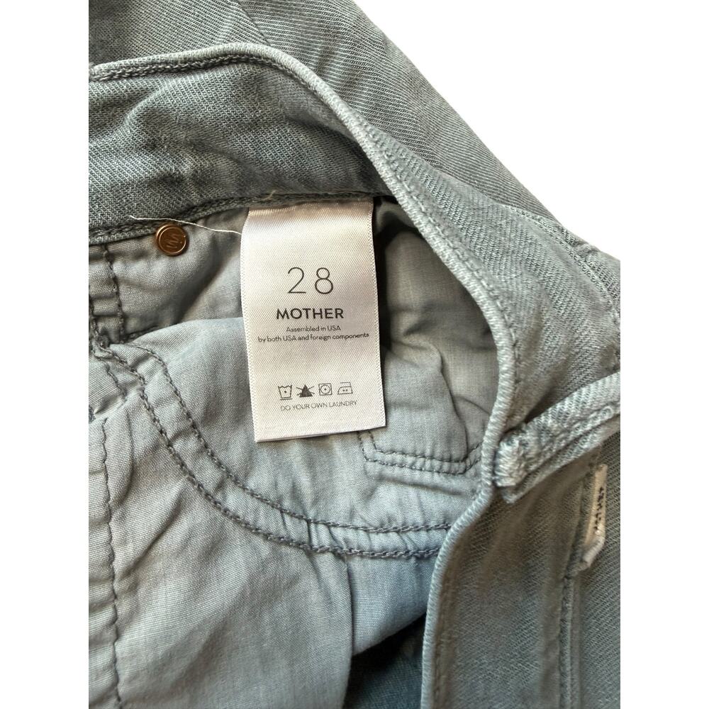 Mother Jeans The Weekender Fray in Lead Grey Size 28 Retail $258 - Picture 4 of 7